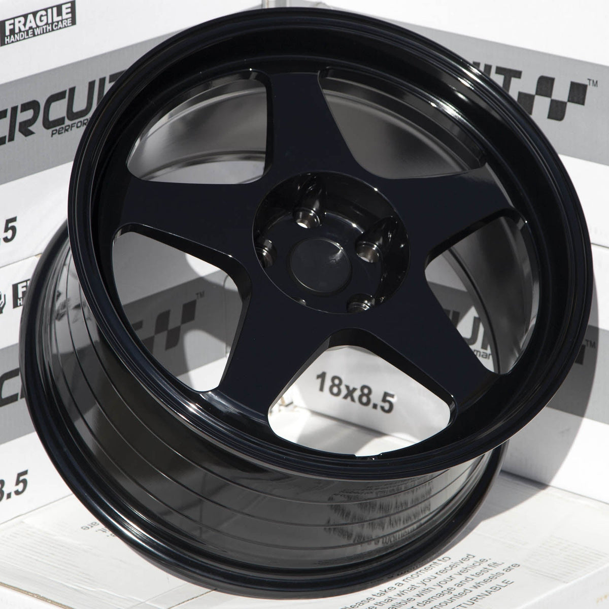 Circuit Performance CSF22 Gloss Black 5x114.3 | 18x9.5 | +38mm / 6.75