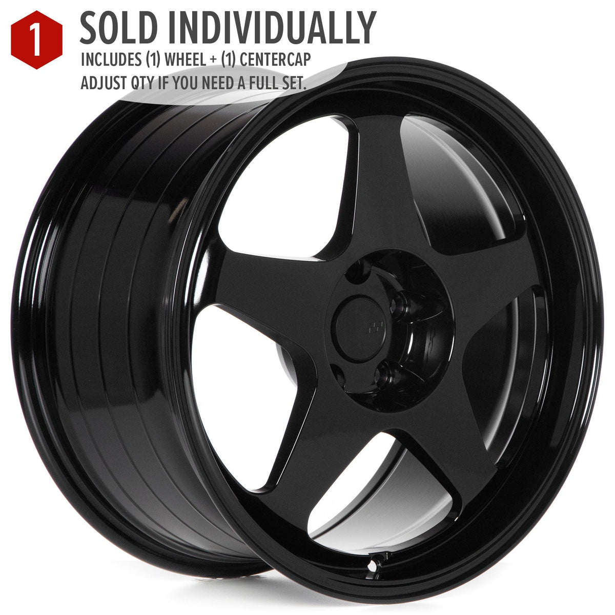 Circuit Performance CSF22 Gloss Black 5x120 | 18x9.5 | +38mm / 6.75