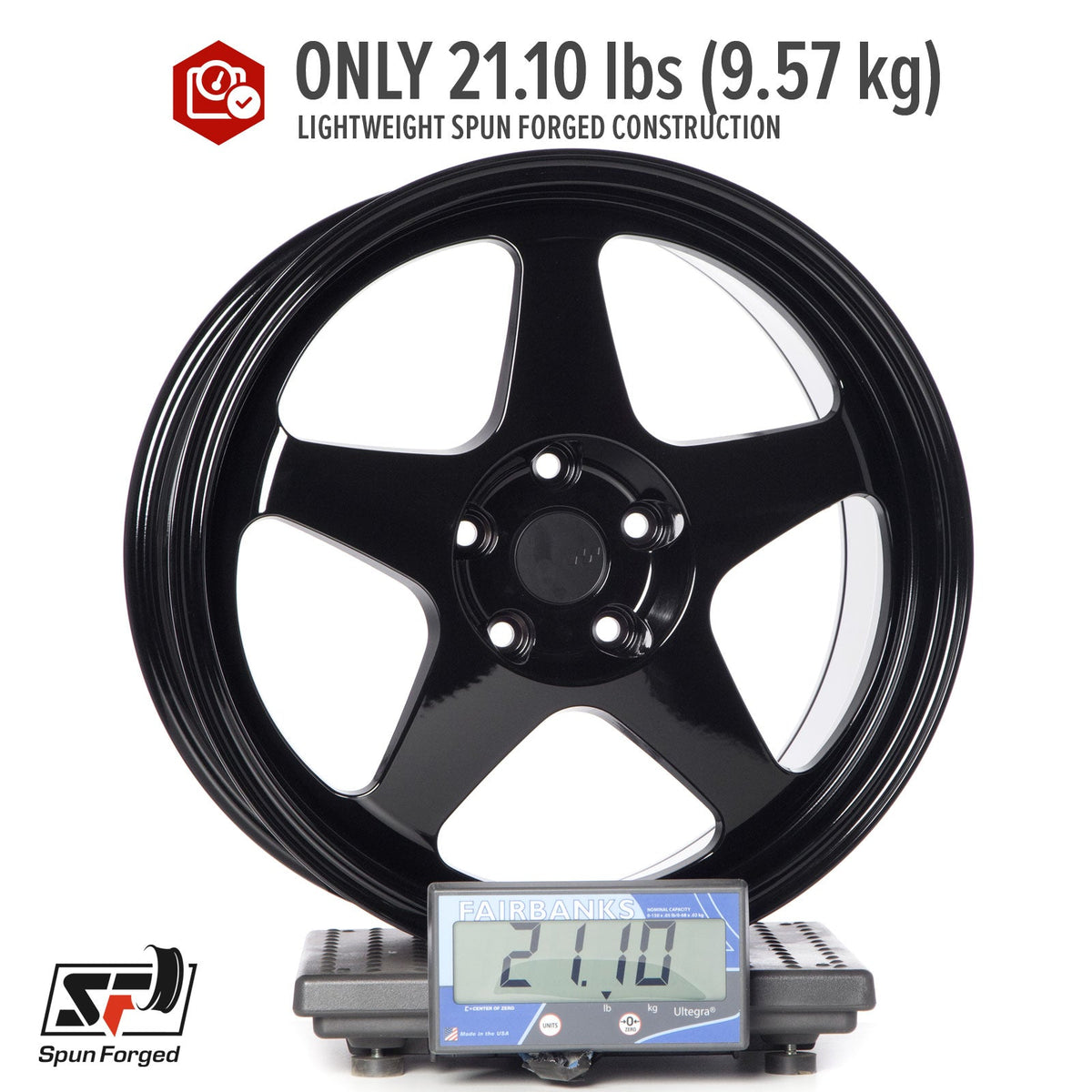 Circuit Performance CSF22 Gloss Black 5x114.3 | 18x9.5 | +38mm / 6.75