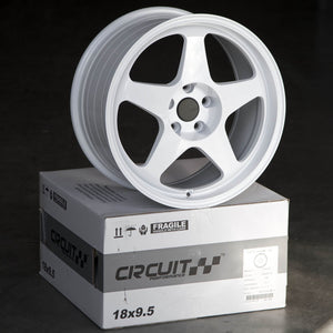 Circuit Performance CSF22 Gloss White 5x120 | 18x9.5 | +38mm / 6.75