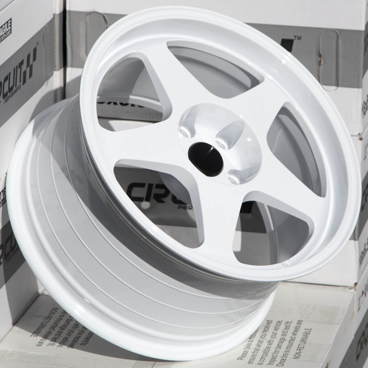 Circuit Performance CSF22 Gloss White 5x120 | 18x9.5 | +38mm / 6.75