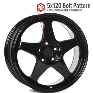 Circuit Performance CSF22 Gloss Black 5x120 | 18x9.5 | +38mm / 6.75