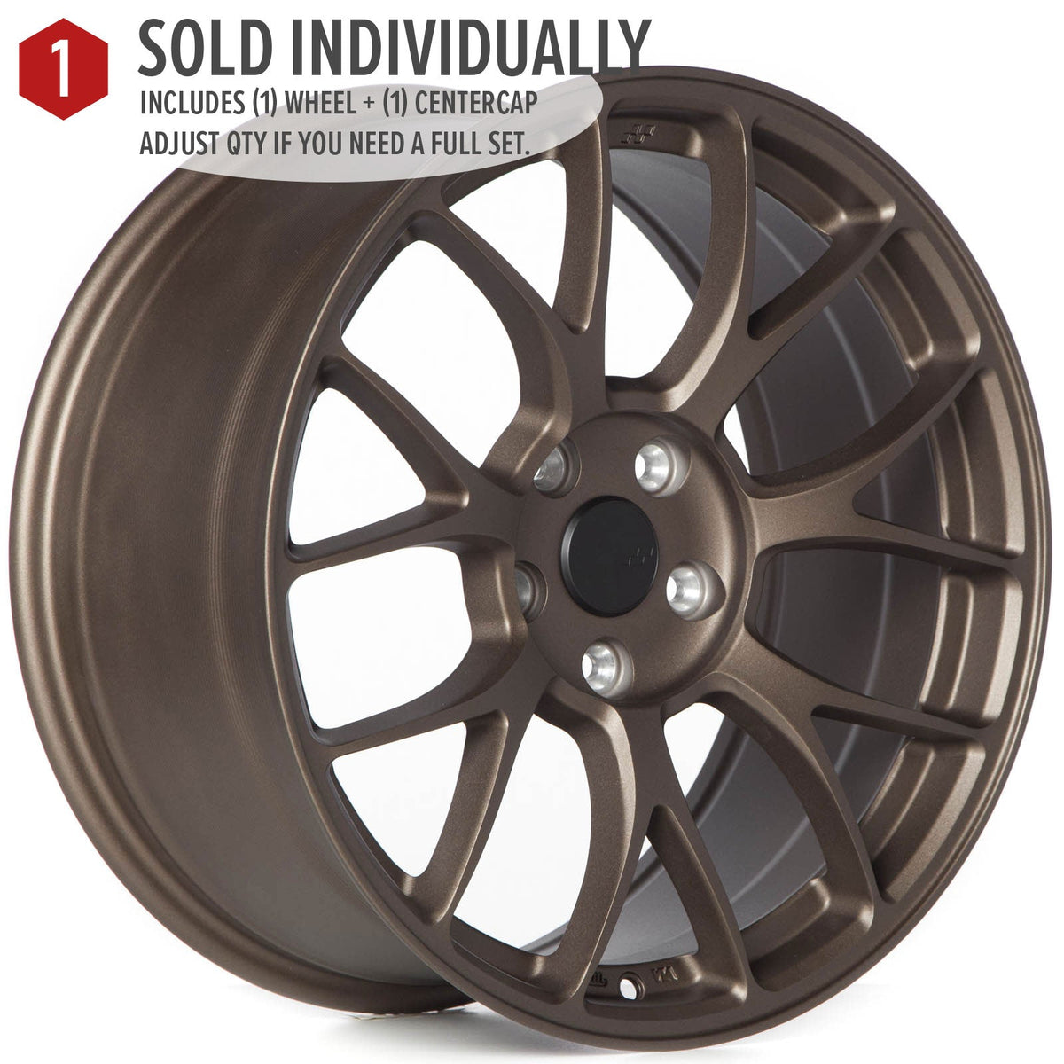 Circuit Performance CSF2 Matte Bronze 5x100 | 18x8.5 | +35mm / 6.13