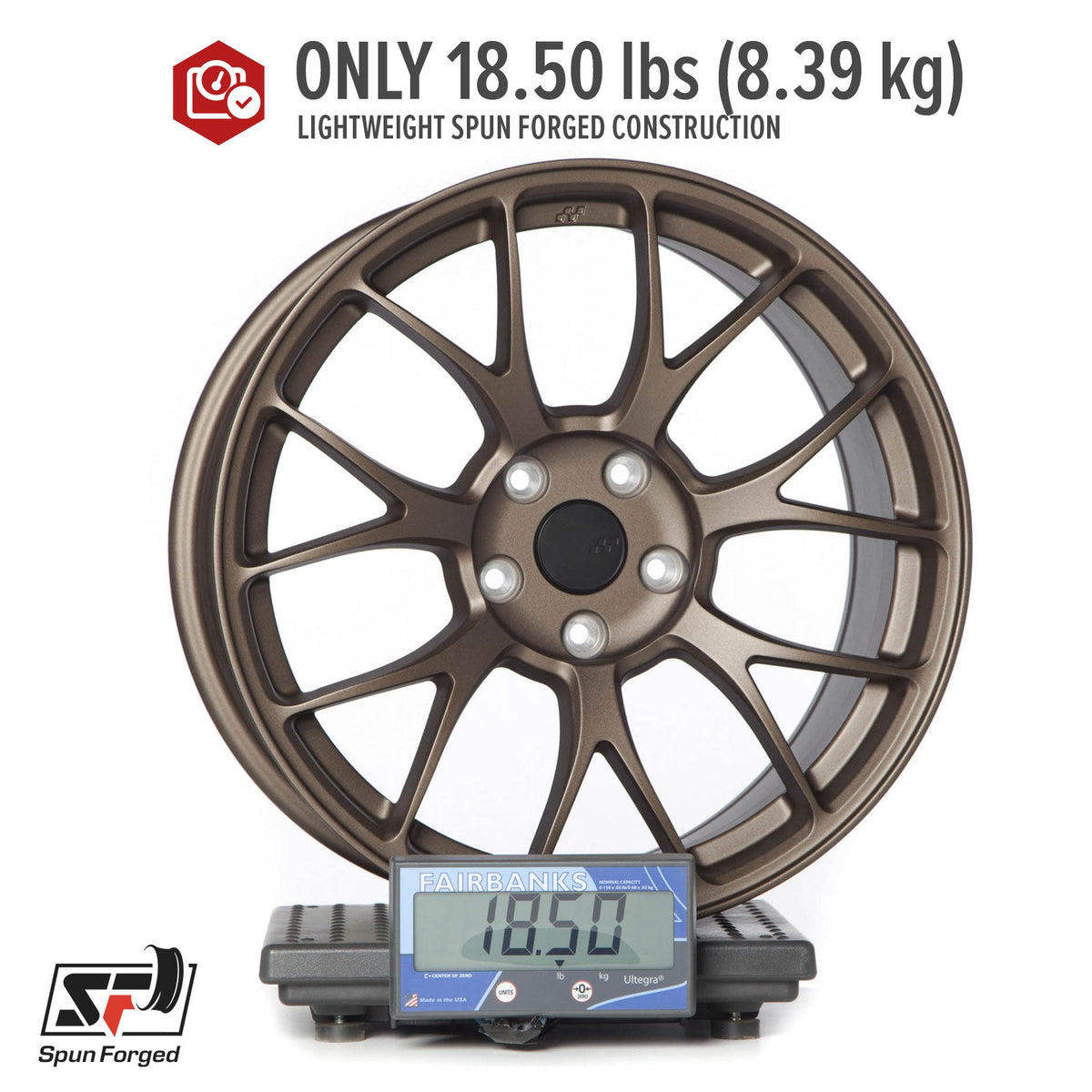Circuit Performance CSF2 Matte Bronze 5x100 | 18x8.5 | +35mm / 6.13