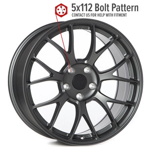 Circuit Performance CSF2 Matte Gunmetal 5x112 | 18x8.5 | +35mm / 6.13