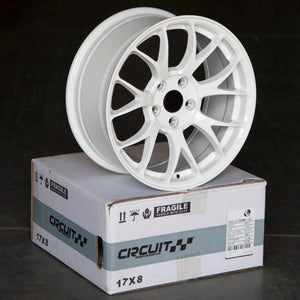 Circuit Performance CSF2 Gloss White 5x114.3 | 17x8 | +35mm / 5.88