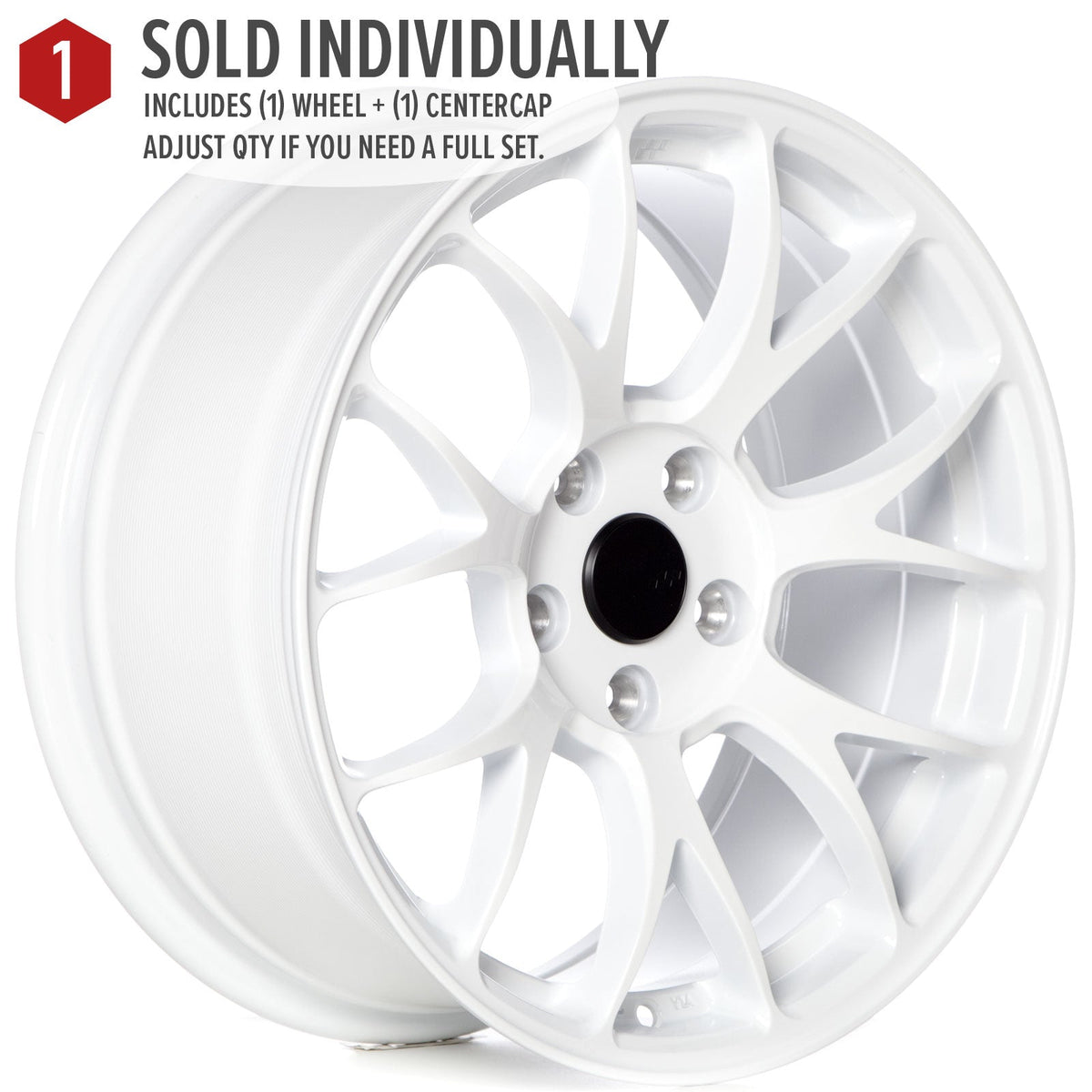Circuit Performance CSF2 Gloss White 5x114.3 | 17x8 | +35mm / 5.88