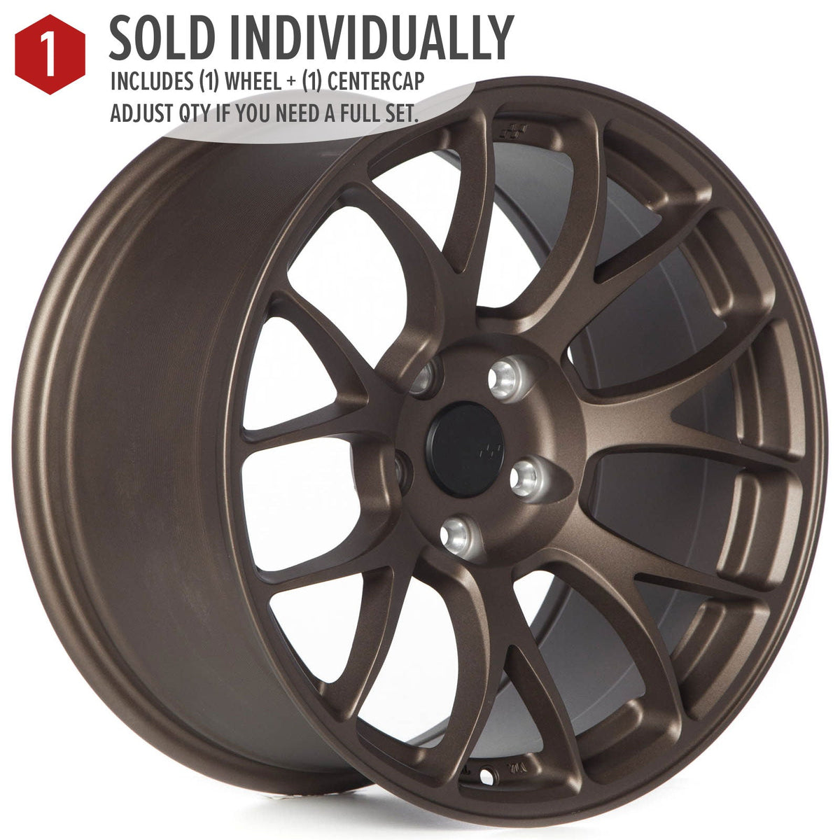 Circuit Performance CSF2 Matte Bronze 5x114.3 | 17x9 | +20mm / 5.79