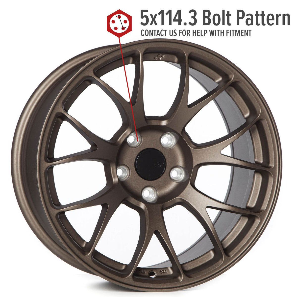 Circuit Performance CSF2 Matte Bronze 5x114.3 | 17x9 | +20mm / 5.79