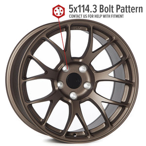 Circuit Performance CSF2 Matte Bronze 5x114.3 | 17x9 | +20mm / 5.79