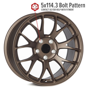 Circuit Performance CSF2 Matte Bronze 5x114.3 | 17x9 | +35mm / 6.38