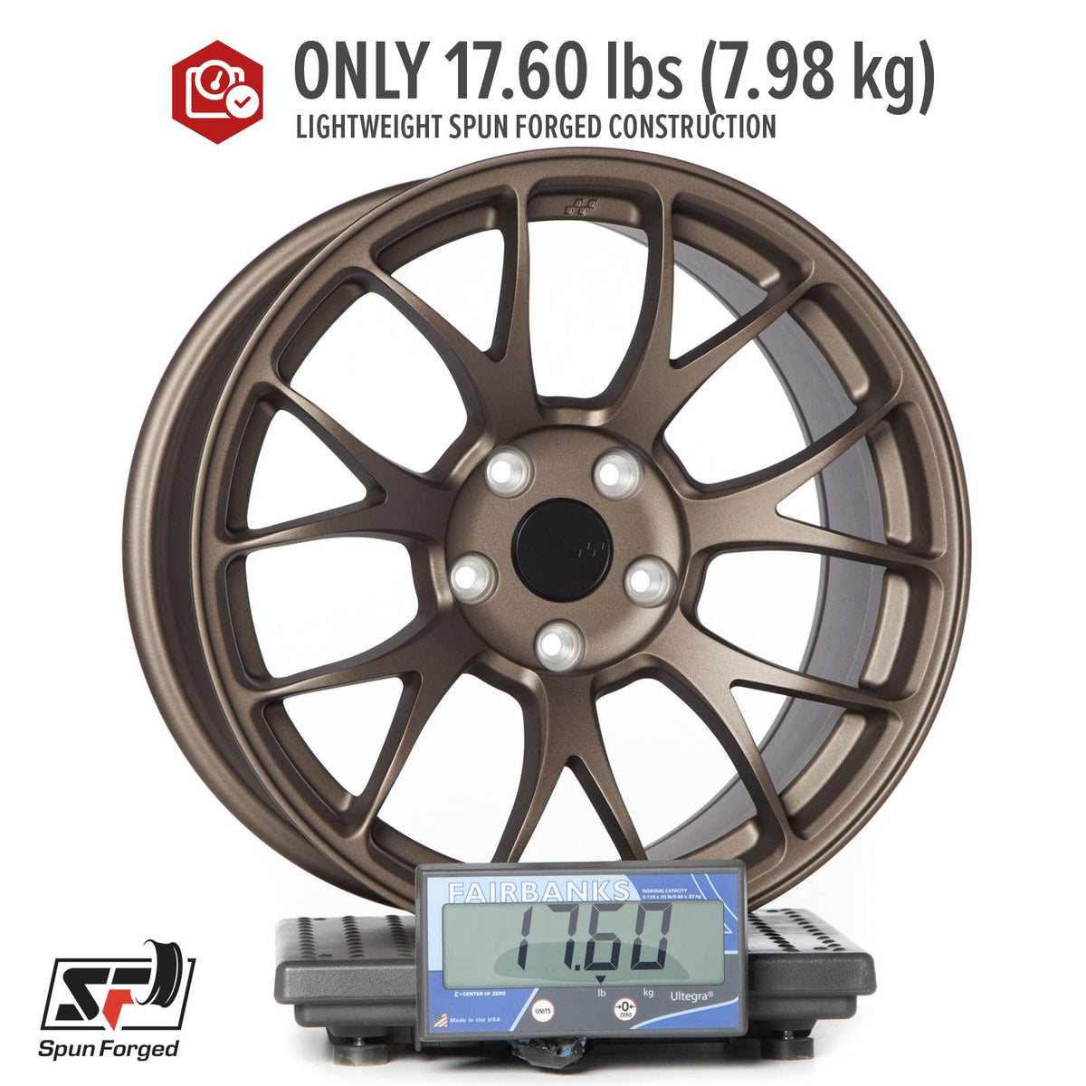 Circuit Performance CSF2 Matte Bronze 5x114.3 | 17x9 | +35mm / 6.38