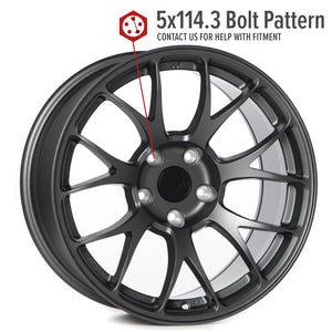 Circuit Performance CSF2 Matte Gunmetal 5x114.3 | 17x9 | +20mm / 5.79