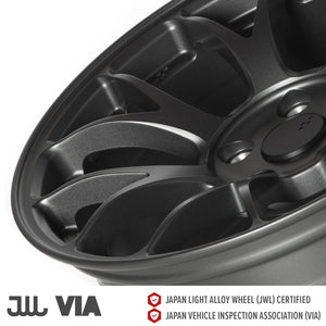 Circuit Performance CSF2 Matte Gunmetal 5x114.3 | 17x9 | +35mm / 6.38