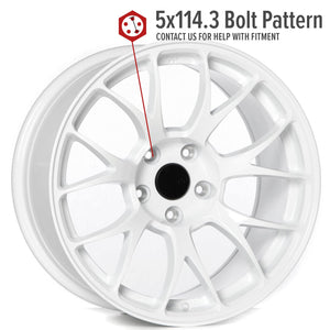 Circuit Performance CSF2 Gloss White 5x114.3 | 17x9 | +20mm / 5.79