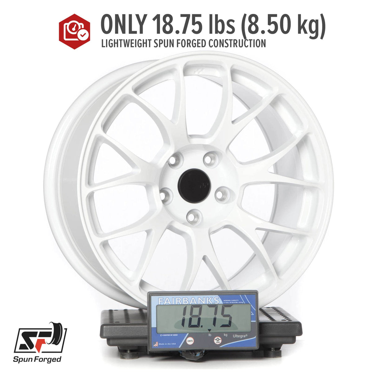 Circuit Performance CSF2 Gloss White 5x114.3 | 17x9 | +20mm / 5.79
