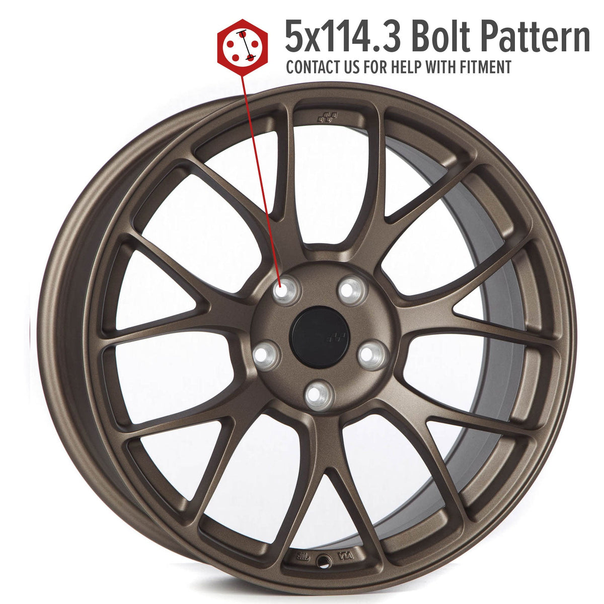 Circuit Performance CSF2 Matte Bronze 5x114.3 | 18x8.5 | +35mm / 6.13