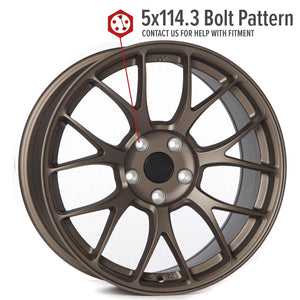 Circuit Performance CSF2 Matte Bronze 5x114.3 | 18x8.5 | +35mm / 6.13