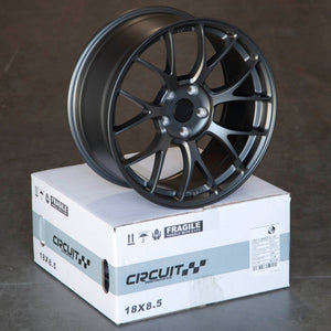 Circuit Performance CSF2 Matte Gunmetal 5x112 | 18x8.5 | +35mm / 6.13