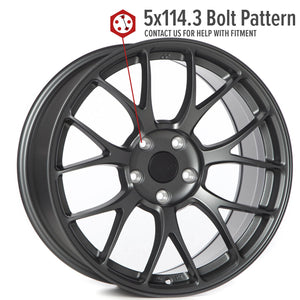 Circuit Performance CSF2 Matte Gunmetal 5x114.3 | 18x8.5 | +35mm / 6.13
