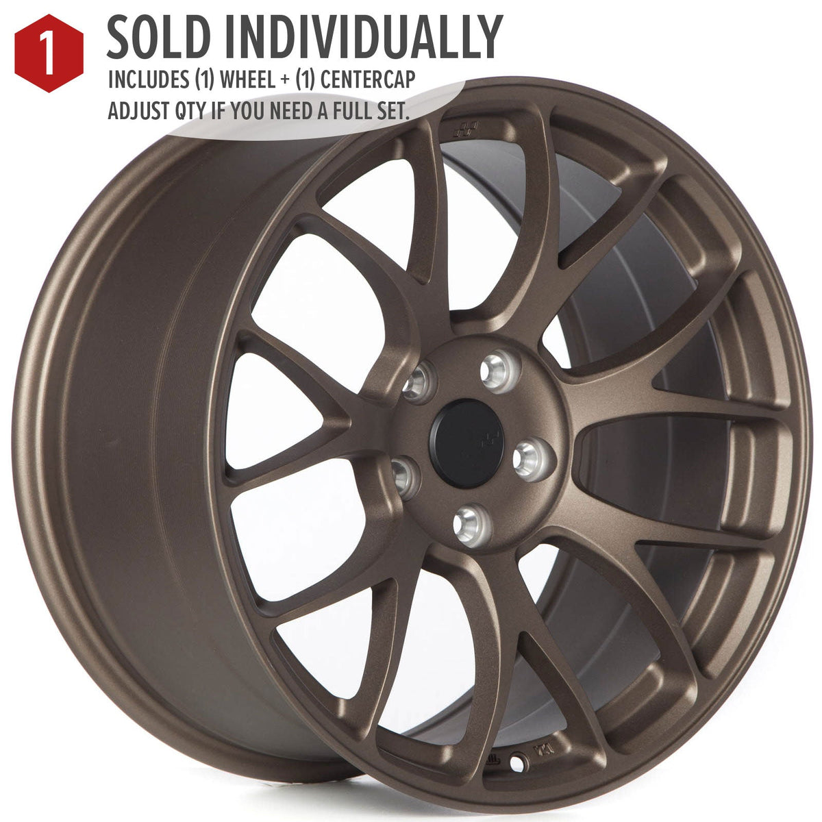 Circuit Performance CSF2 Matte Bronze 5x114.3 | 18x9.5 | +38mm / 6.75
