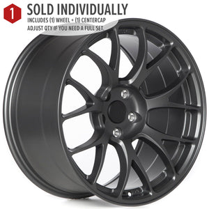Circuit Performance CSF2 Matte Gunmetal 5x114.3 | 18x9.5 | +25mm / 6.23