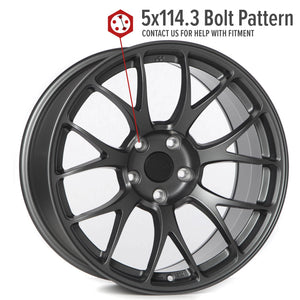 Circuit Performance CSF2 Matte Gunmetal 5x114.3 | 18x9.5 | +25mm / 6.23