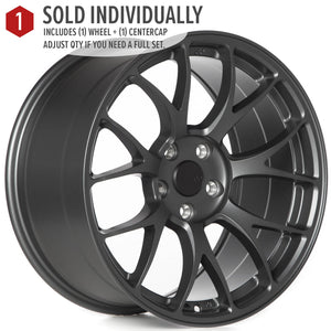 Circuit Performance CSF2 Matte Gunmetal 5x114.3 | 18x9.5 | +38mm / 6.75