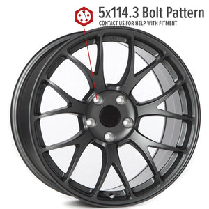 Circuit Performance CSF2 Matte Gunmetal 5x114.3 | 18x9.5 | +38mm / 6.75