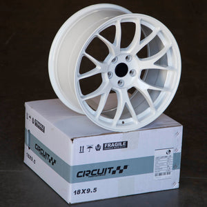 Circuit Performance CSF2 Gloss White 5x114.3 | 18x9.5 | +38mm / 6.75