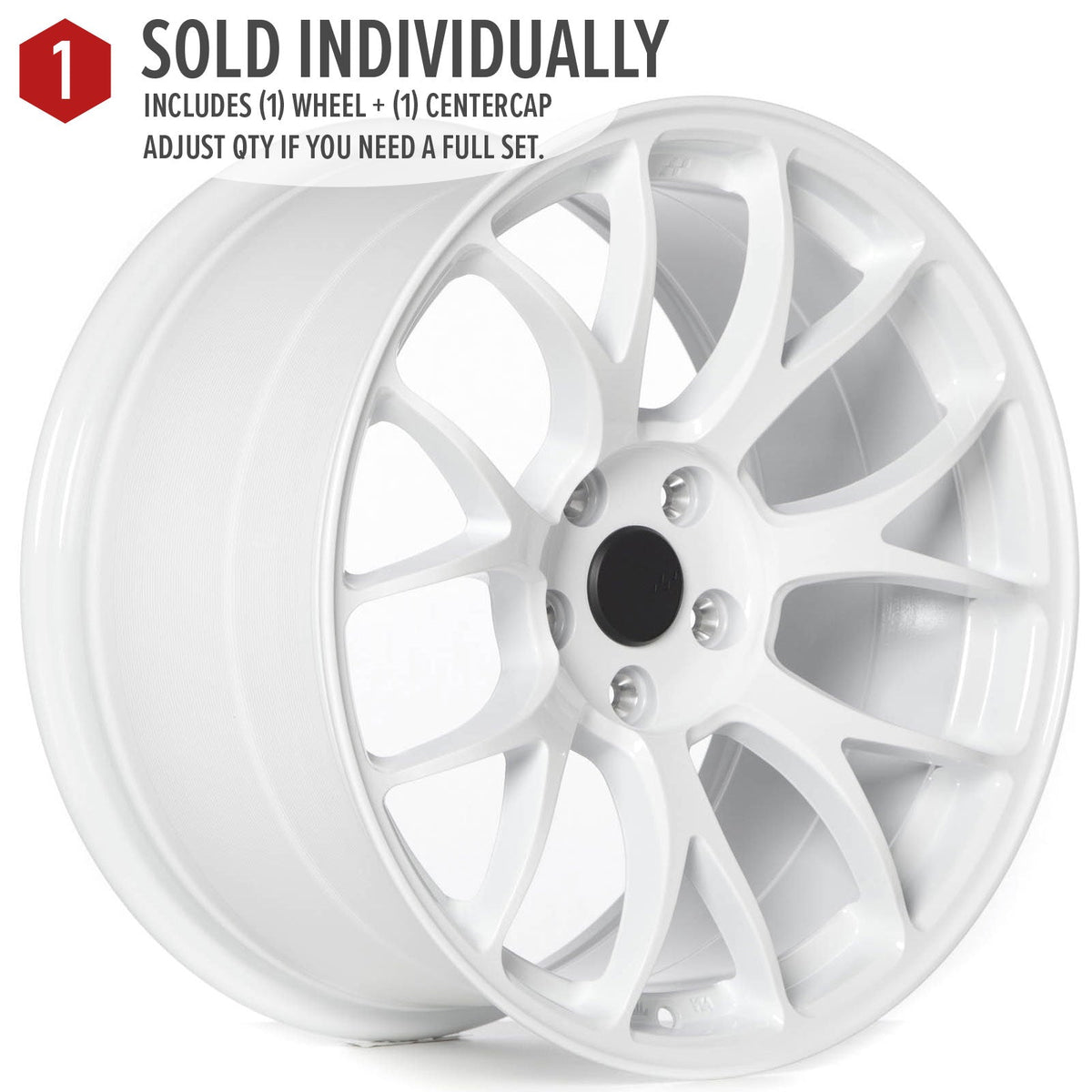 Circuit Performance CSF2 Gloss White 5x114.3 | 18x9.5 | +38mm / 6.75
