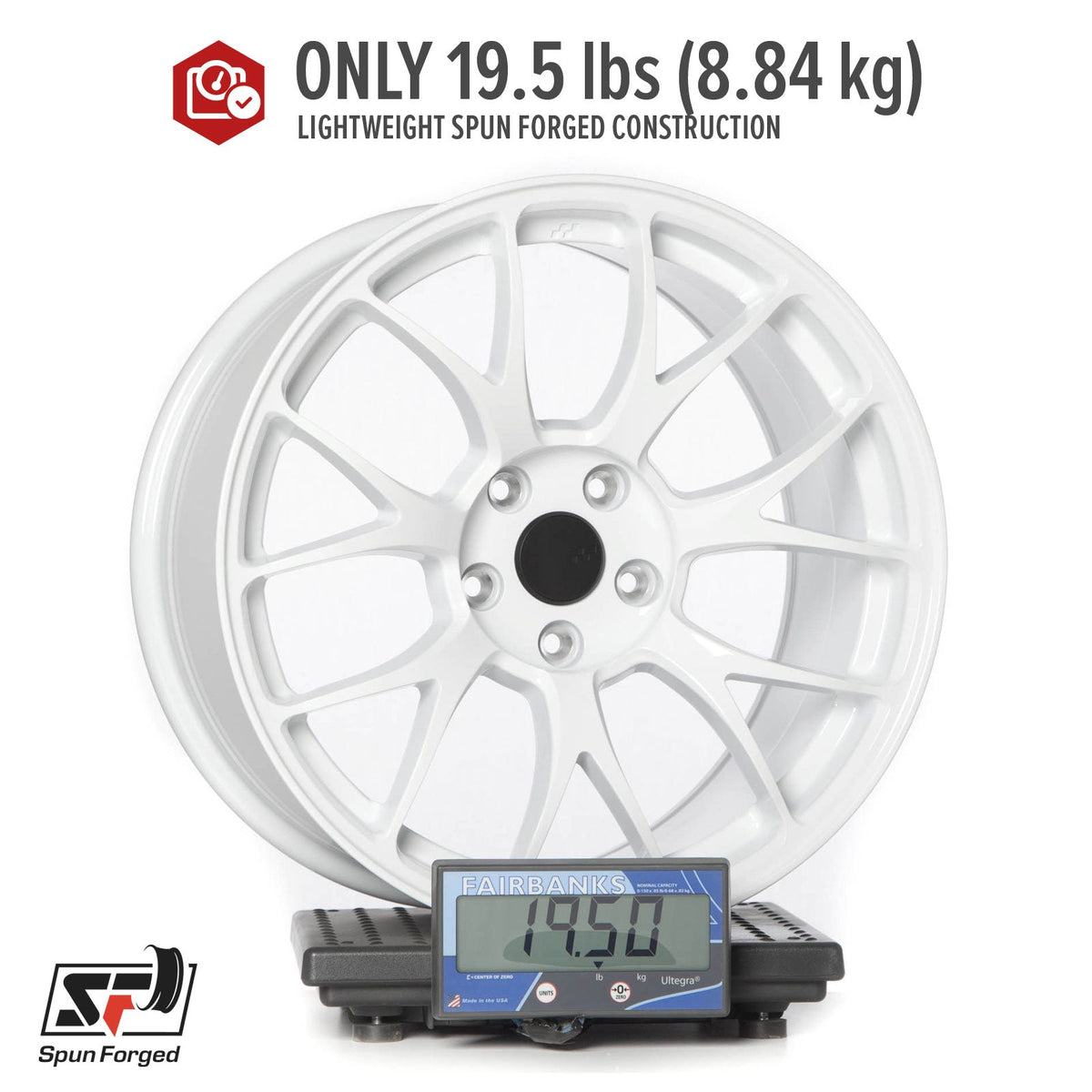 Circuit Performance CSF2 Gloss White 5x114.3 | 18x9.5 | +38mm / 6.75