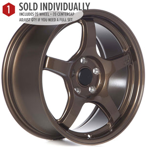 Circuit Performance CSF5 Gloss Bronze 5x114.3 | 17x8 | +35mm / 5.88