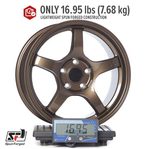 Circuit Performance CSF5 Gloss Bronze 5x114.3 | 17x8 | +35mm / 5.88