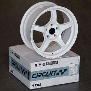 Circuit Performance CSF5 Gloss White 5x114.3 | 17x8 | +35mm / 5.88