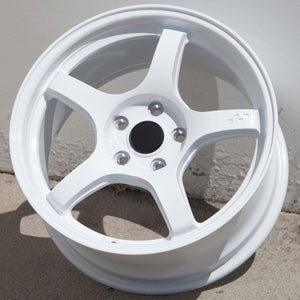 Circuit Performance CSF5 Gloss White 5x114.3 | 17x8 | +35mm / 5.88