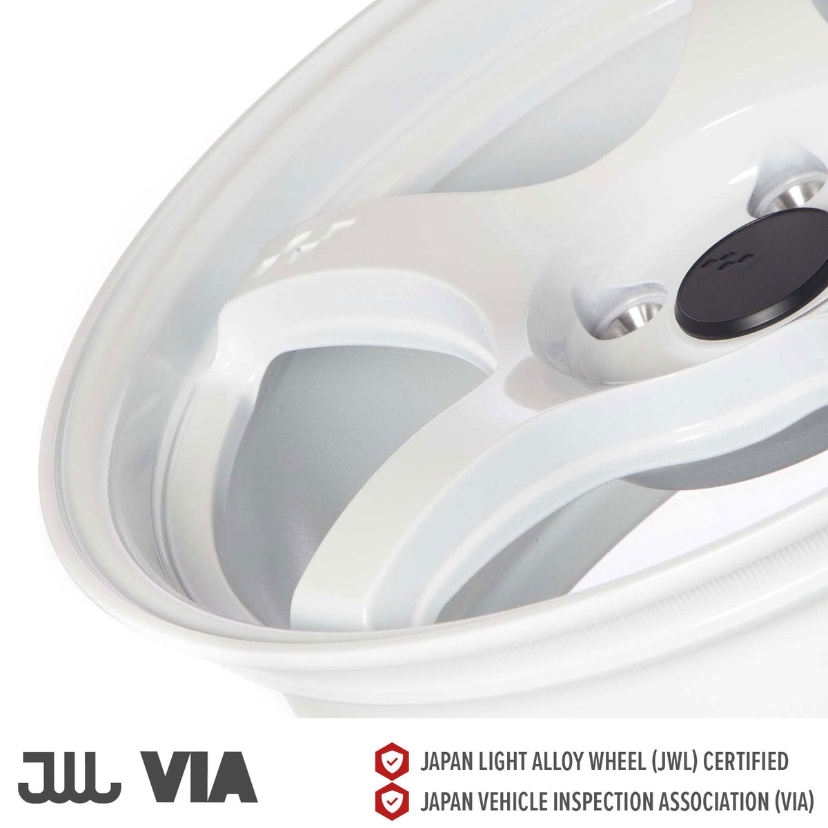 Circuit Performance CSF5 Gloss White 5x114.3 | 17x8 | +35mm / 5.88