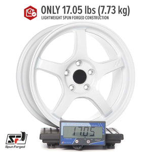 Circuit Performance CSF5 Gloss White 5x114.3 | 17x8 | +35mm / 5.88