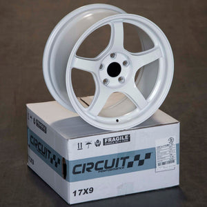 Circuit Performance CSF5 Gloss White 5x114.3 | 17x9 | +35mm / 6.38
