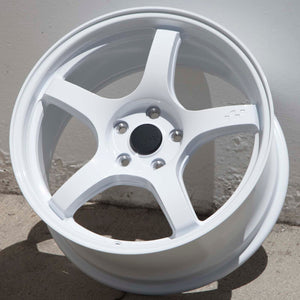 Circuit Performance CSF5 Gloss White 5x114.3 | 17x9 | +35mm / 6.38