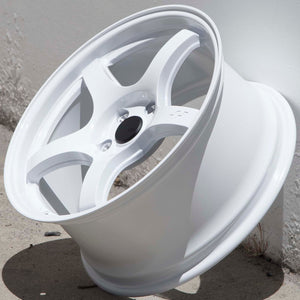 Circuit Performance CSF5 Gloss White 5x114.3 | 17x9 | +35mm / 6.38