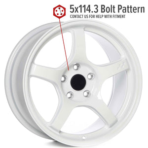 Circuit Performance CSF5 Gloss White 5x114.3 | 17x9 | +35mm / 6.38