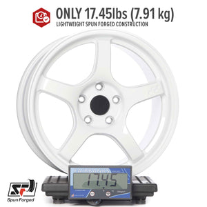 Circuit Performance CSF5 Gloss White 5x114.3 | 17x9 | +35mm / 6.38
