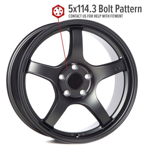 Circuit Performance CSF5 Matte Gunmetal 5x114.3 | 18x8.5 | +35mm / 6.13