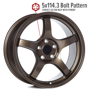 Circuit Performance CSF5 Gloss Bronze 5x114.3 | 18x8.5 | +35mm / 6.13