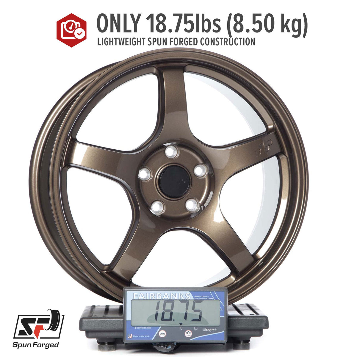 Circuit Performance CSF5 Gloss Bronze 5x114.3 | 18x8.5 | +35mm / 6.13