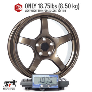 Circuit Performance CSF5 Gloss Bronze 5x114.3 | 18x8.5 | +35mm / 6.13
