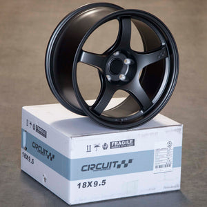 Circuit Performance CSF5 Matte Gunmetal 5x114.3 | 18x9.5 | +12mm / 5.72