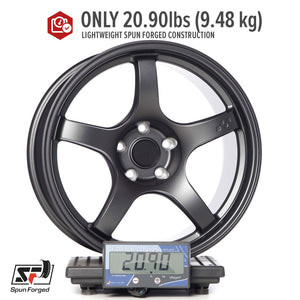 Circuit Performance CSF5 Matte Gunmetal 5x114.3 | 18x9.5 | +12mm / 5.72
