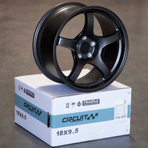 Circuit Performance CSF5 Matte Gunmetal 5x114.3 | 18x9.5 | +25mm / 6.23